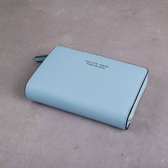 Женский кошелек "WEICHEN", голубой П3380