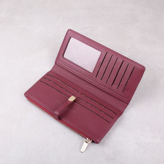 Жіночий гаманець "WEICHEN", червоний П3382