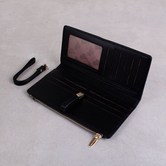 Жіночий гаманець "WEICHEN", чорний П3386