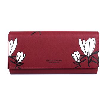 Жіночий гаманець "WEICHEN", червоний П3387