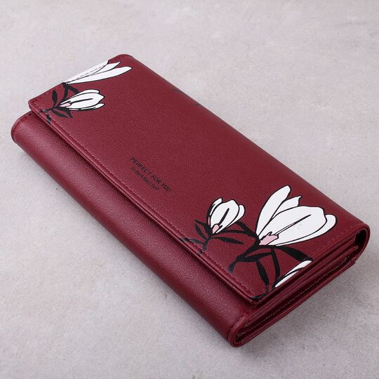 Жіночий гаманець "WEICHEN", червоний П3387