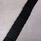 Широкий женский ремень, черный П3397