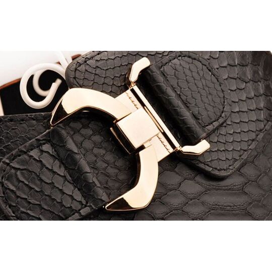 Широкий женский ремень, красный П3398