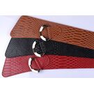 Широкий женский ремень, красный П3398