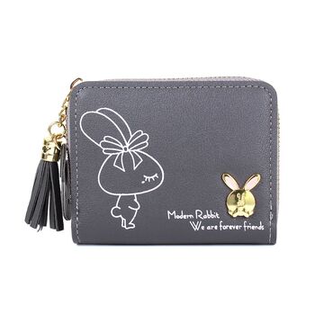 Жіночий гаманець "Rabbit", сірий П3406