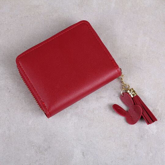 Жіночий гаманець "Rabbit", червоний П3407