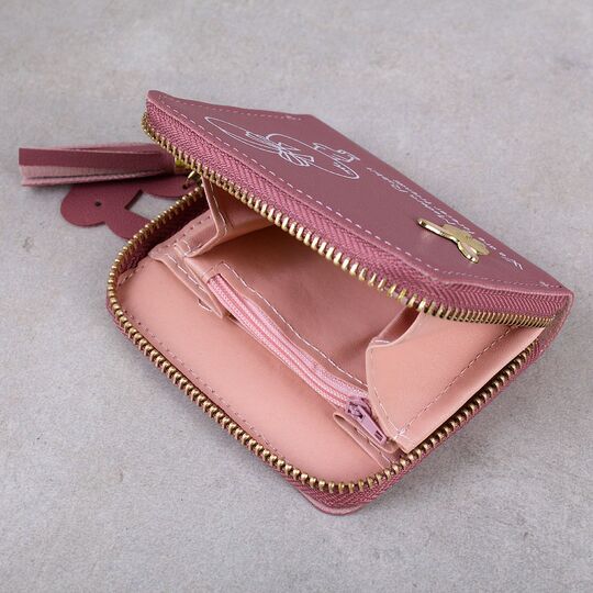 Женский кошелек "Rabbit", красный П3408