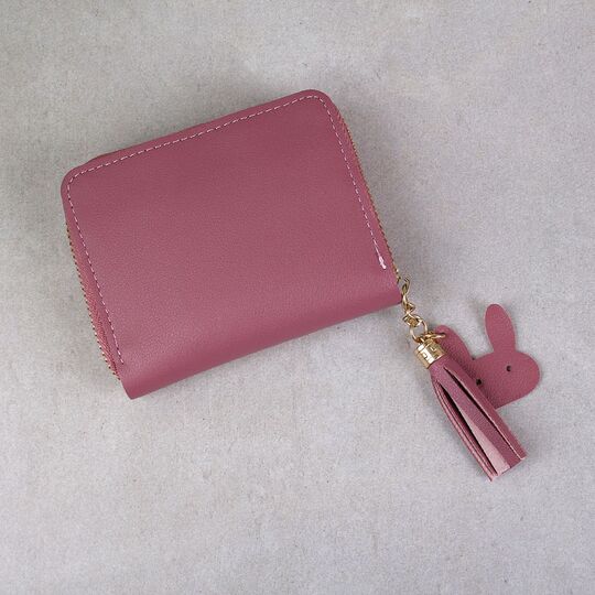 Женский кошелек "Rabbit", красный П3408