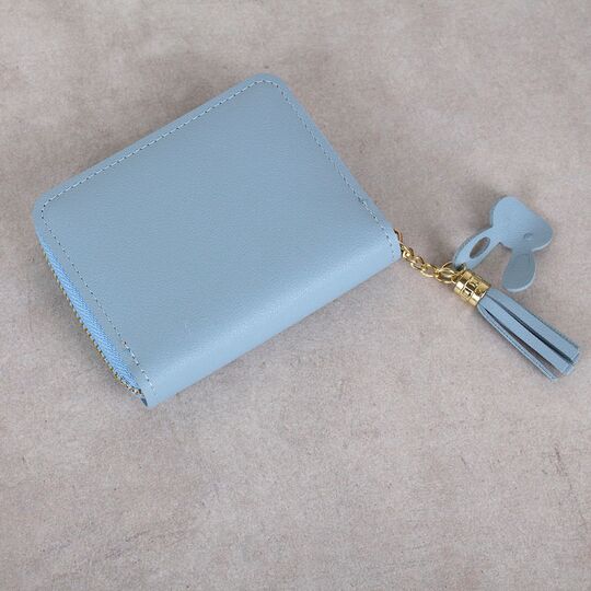 Женский кошелек "Rabbit", голубой П3409