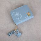 Женский кошелек "Rabbit", голубой П3409