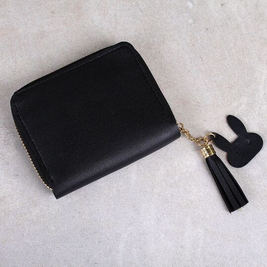 Жіночий гаманець "Rabbit", чорний П3410