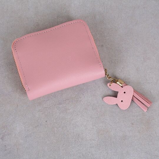 Женский кошелек "Rabbit", розовый П3411