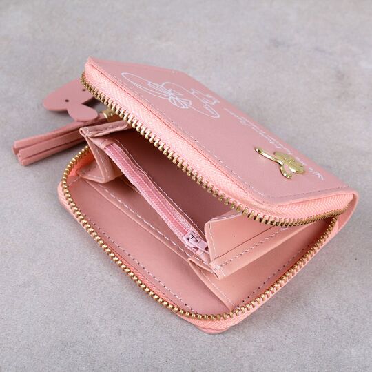 Женский кошелек "Rabbit", розовый П3411