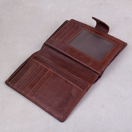 Обкладинка для паспорта "Contact’S", коричнева П3414