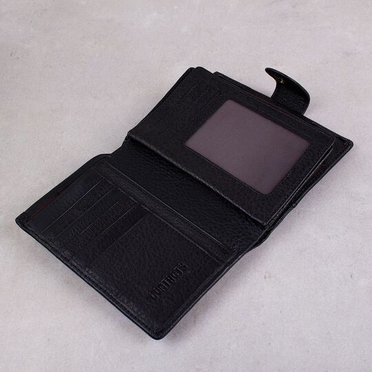 Обложка для паспорта "Contact’S", черная П3415