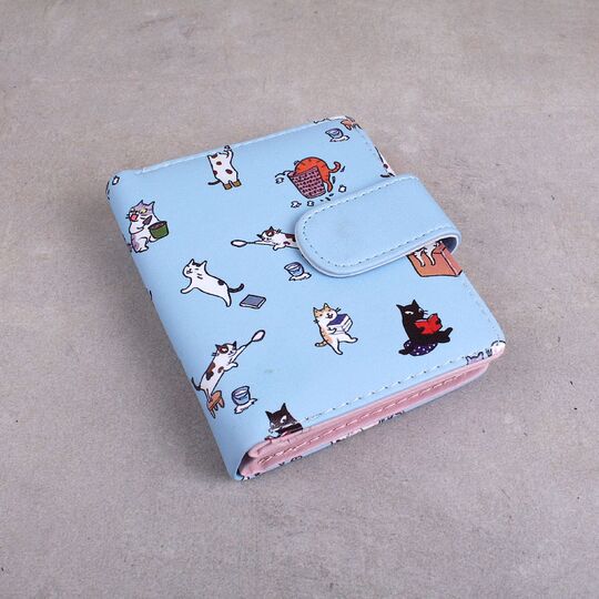 Женский кошелек "Cartoon", голубой П3416