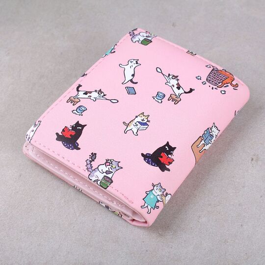 Жіночий гаманець "Cartoon", рожевий П3418