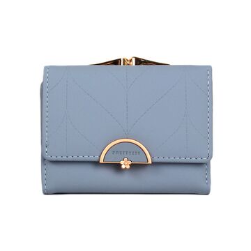 Жіночий гаманець, блакитний П3421
