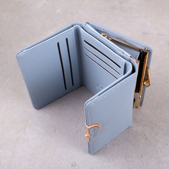 Жіночий гаманець, блакитний П3421