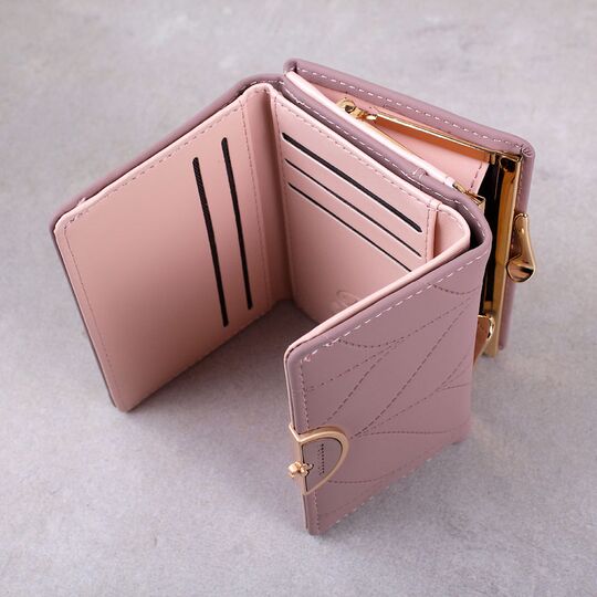 Женский кошелек, коричневый П3422 Женский кошелек, коричневый П3422