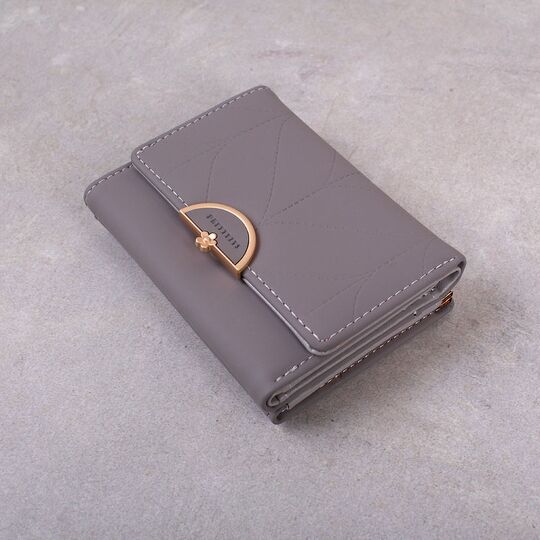 Жіночий гаманець, сірий П3423