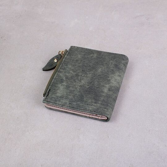 Жіночий гаманець "Cute Cat", зелений П3728