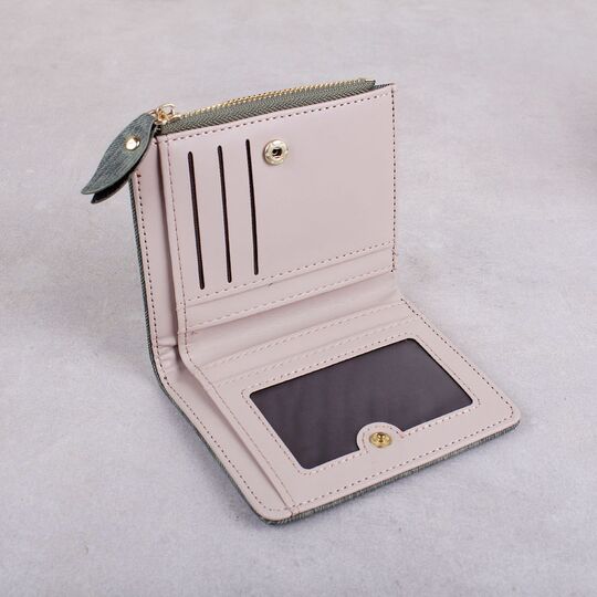 Жіночий гаманець "Cute Cat", зелений П3728