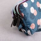 Жіночий гаманець "Квіти", блакитний П3729