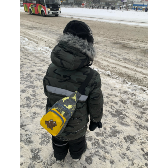 Дитяча сумка слінг, "Динозавр", П3739