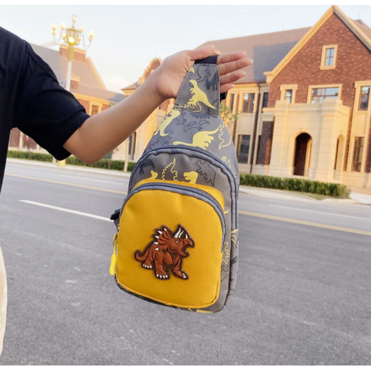 Детская сумка слинг, "Динозавр", П3741