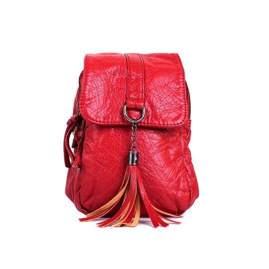 Женская сумка клатч, красная П3743