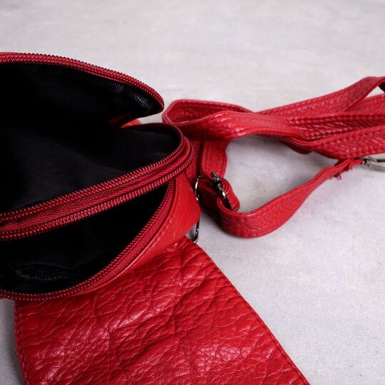 Жіноча сумка клатч, червона П3743