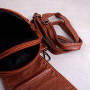 Жіноча сумка клатч, коричнева П3745