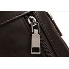 Чоловіча сумка з шкіри, коричнева П3749