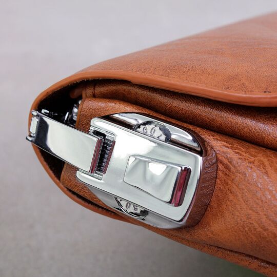 Барсетка мужская " JEEP BULUO", коричневая П3761