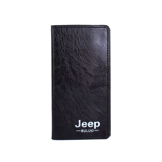 Чоловічий гаманець"JEEP BULUO", чорний П3766