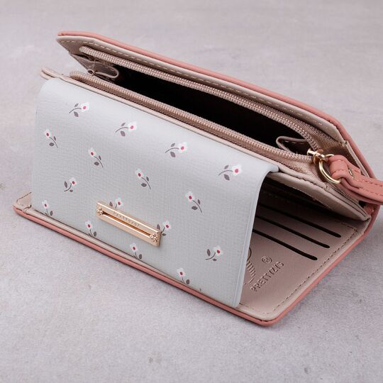 Женский кошелек, оранжевый П3778