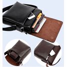 Мужская сумка "VORMOR", черная, с кошельком, П3792