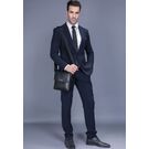 Мужская сумка "VORMOR", черная, с кошельком, П3792