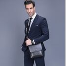 Мужская сумка "VORMOR", черная, с кошельком, П3792