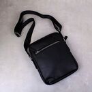 Мужская сумка "VORMOR", черная, П3794