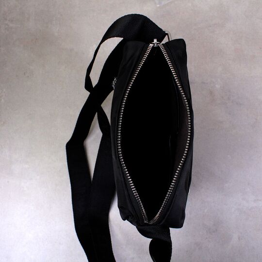 Мужская сумка "VORMOR", черная, П3797