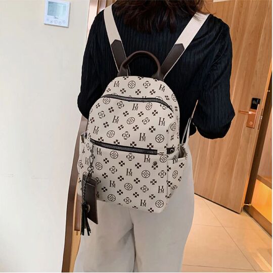 Жіночий рюкзак, білий П3800