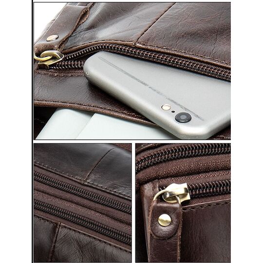 Чоловіча сумка "WESTAL", коричнева П3801