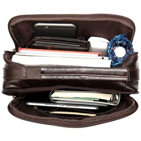 Чоловіча сумка "WESTAL", коричнева П3801