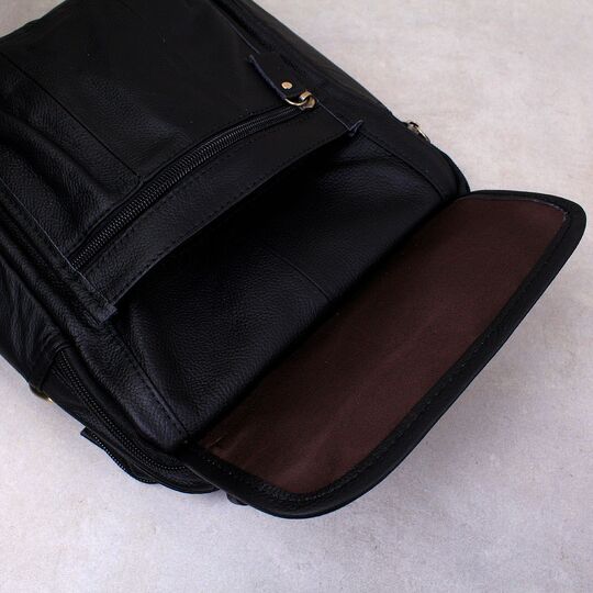 Мужская сумка "WESTAL", черная П3802