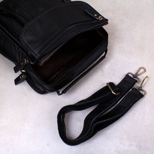 Мужская сумка "WESTAL", черная П3802