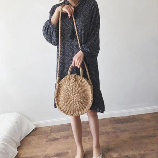 Женская соломенная сумка, П3808