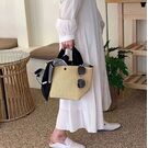 Женская соломенная сумка-шопер, П3810