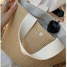 Женская соломенная сумка-шопер, П3811